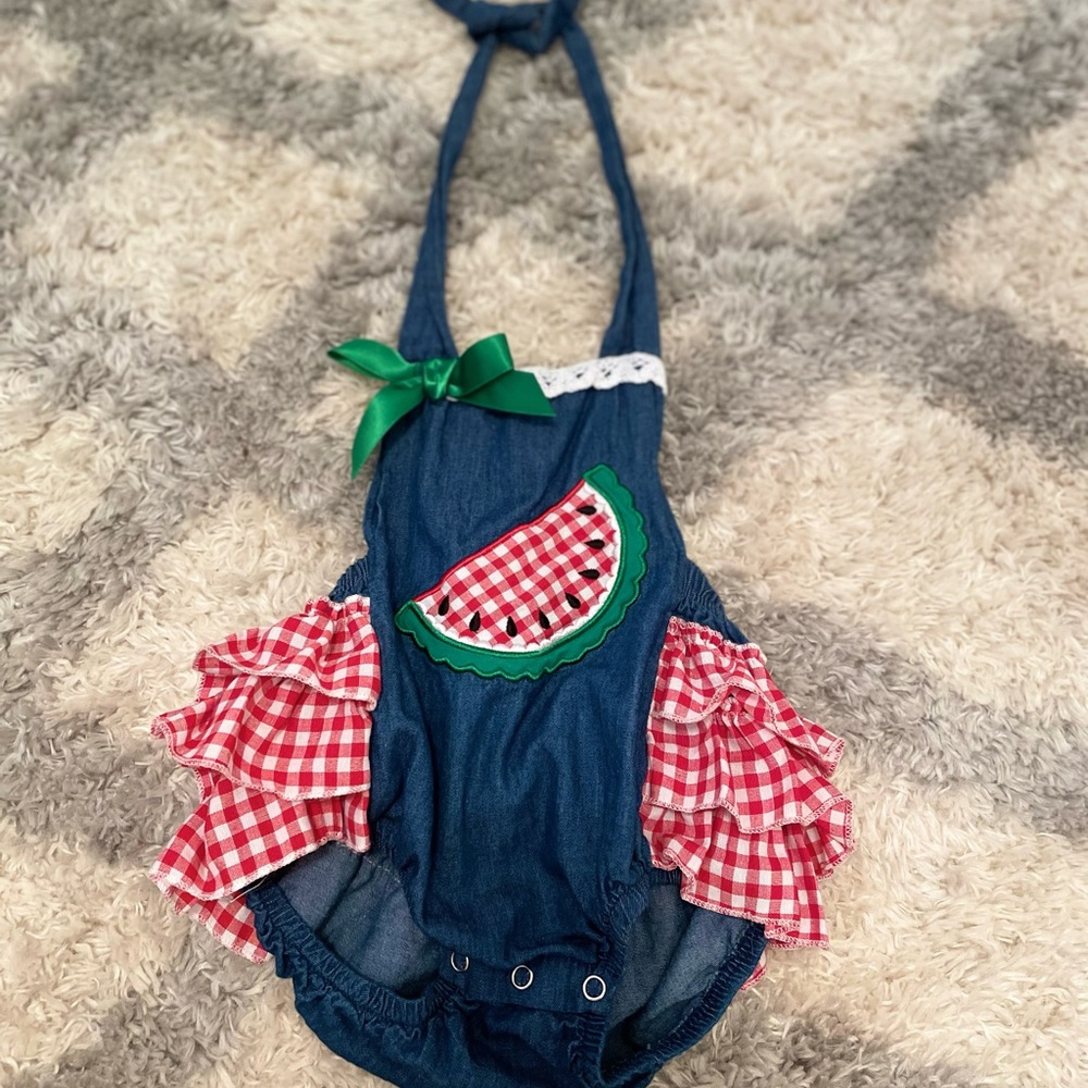 Baby girl summer romper